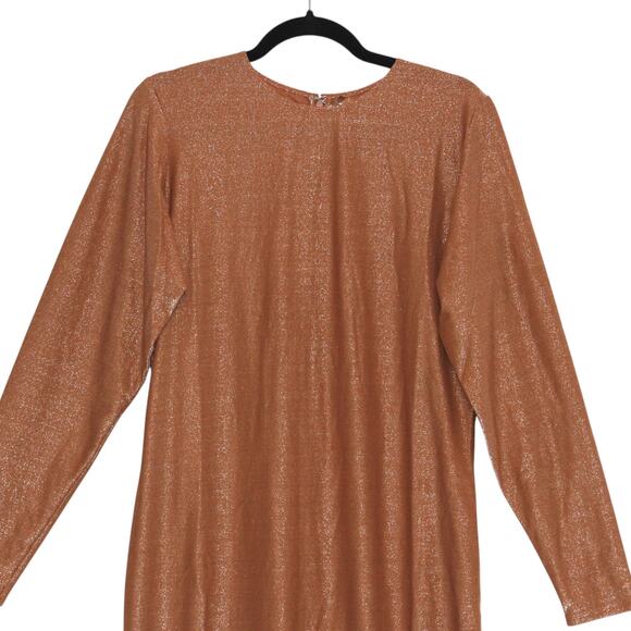 SKIMS Shimmer Catsuit Full Length Bodysuit Copper 3X NWT - Picture 3 of 9